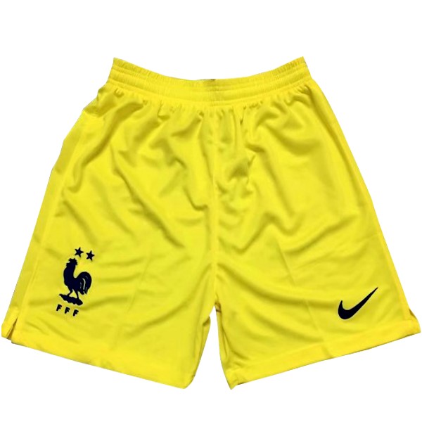 Pantalones Francia Portero 2018 Amarillo